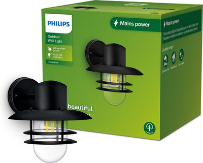 Philips LED Philips Inyma lámpara de pared - negro - E27