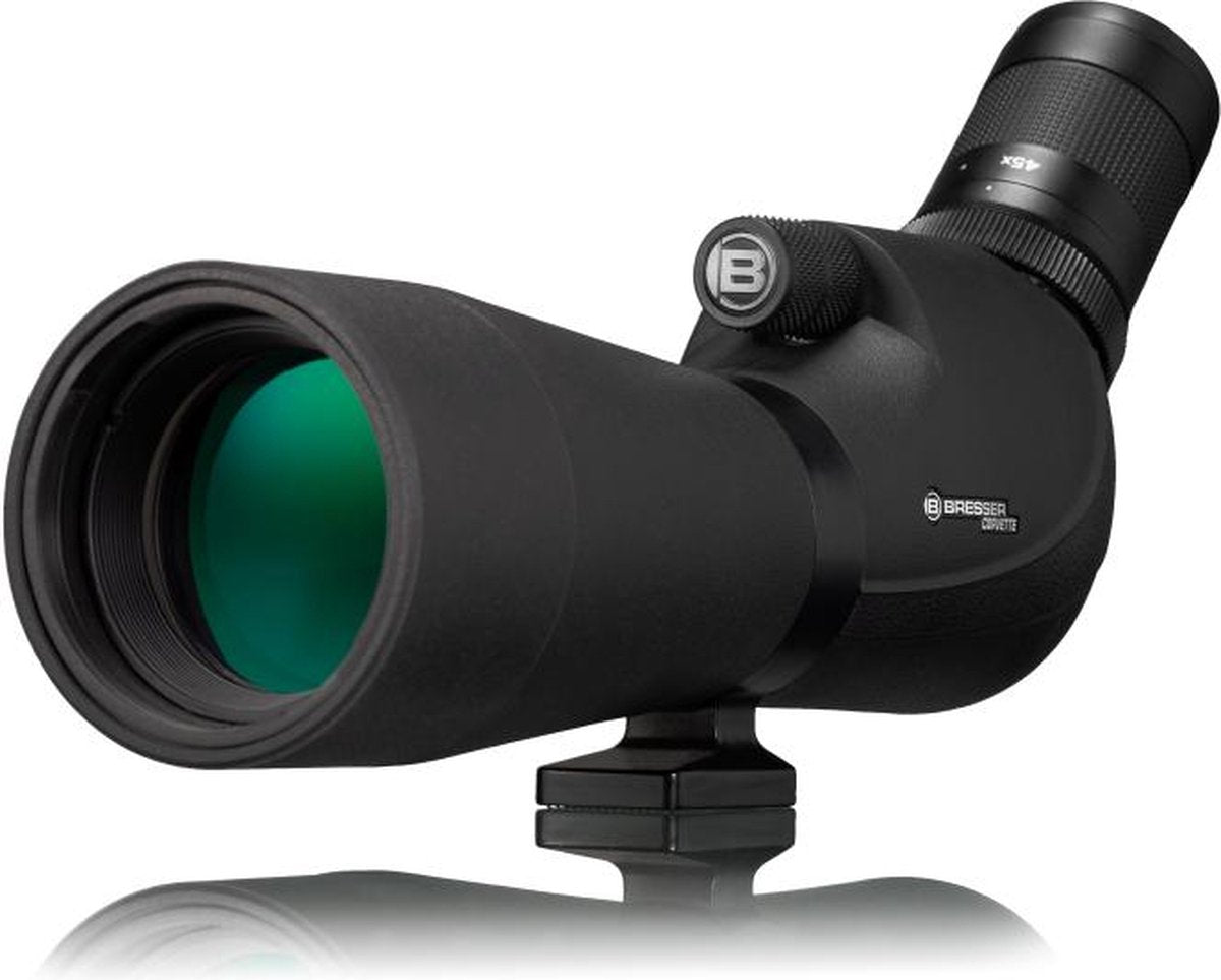 Bresser corvette spotting scope 15-45x60 – waterproof binoculars for bird watching nature observation – bak-4 glass zoom function