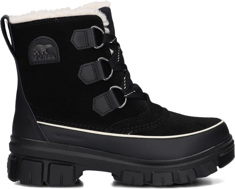 Sorel botas torino v wp - ante - mujeres - negro - talla 37.5