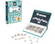 Janod - magnetibook - alfabeto inglese - set da gioco con libro magnetico