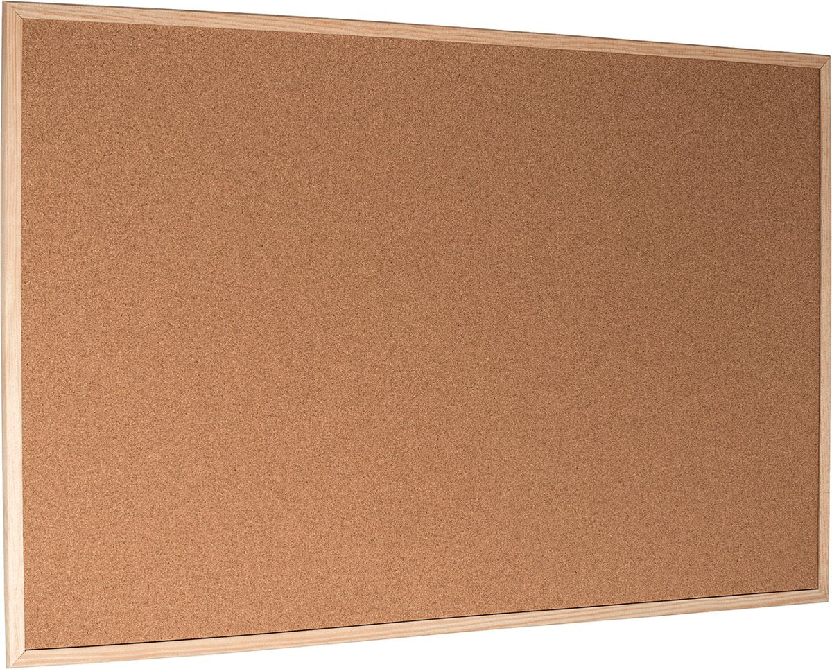 Esselte kurken prikbord - 59x39,5 cm - natuurbruin