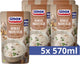 Unox - zuppa in busta - crema di funghi - 5 buste x 570 ml