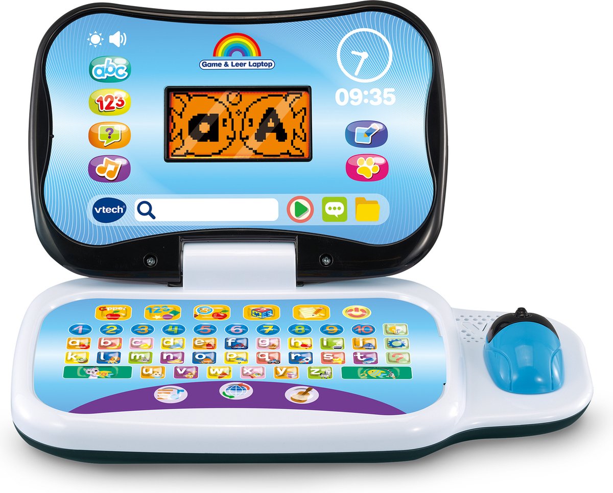 La computadora portátil de cuero de juego Vtech