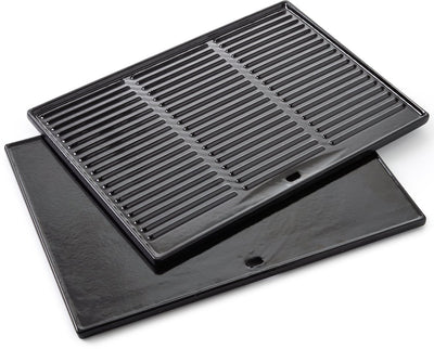 Barbecook bakplaat - bbq grillplaat - gietijzer - zwart - 43x35cm