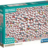 Clementoni - hello kitty - imposible - rompecabezas - 1000 piezas