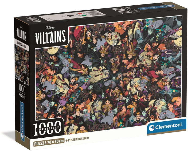 Clementoni Disney Impossible Les Méchants (Les Vilains) 1000 pezzi