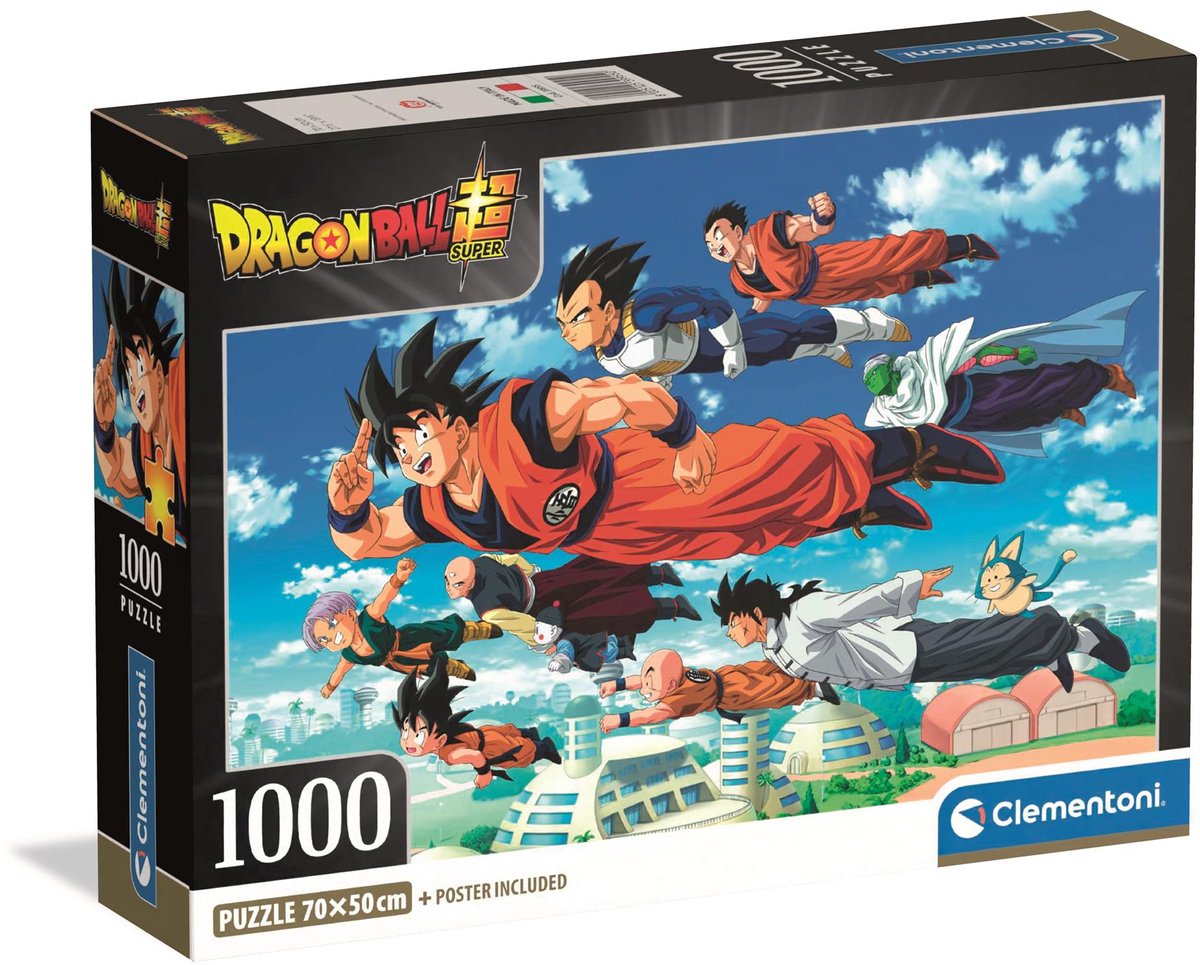 Clementoni - rompecabezas - 1000 piezas - dragon ball
