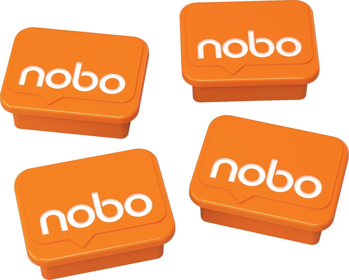 Imanes nobo naranja 18 x 22 mm