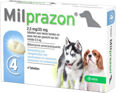 Krka Milprazon Worming Tablets Dog
