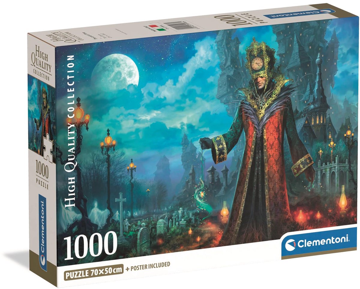 Clementoni - puzzel - 1000 stukjes - the lord of time - puzzel voor volwassenen - high quality collection