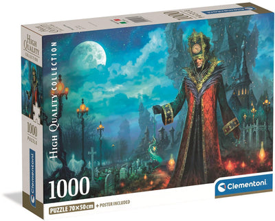 Clementoni - puzzle - 1000 pezzi - il signore del tempo - puzzle per adulti - collezione di alta qualità