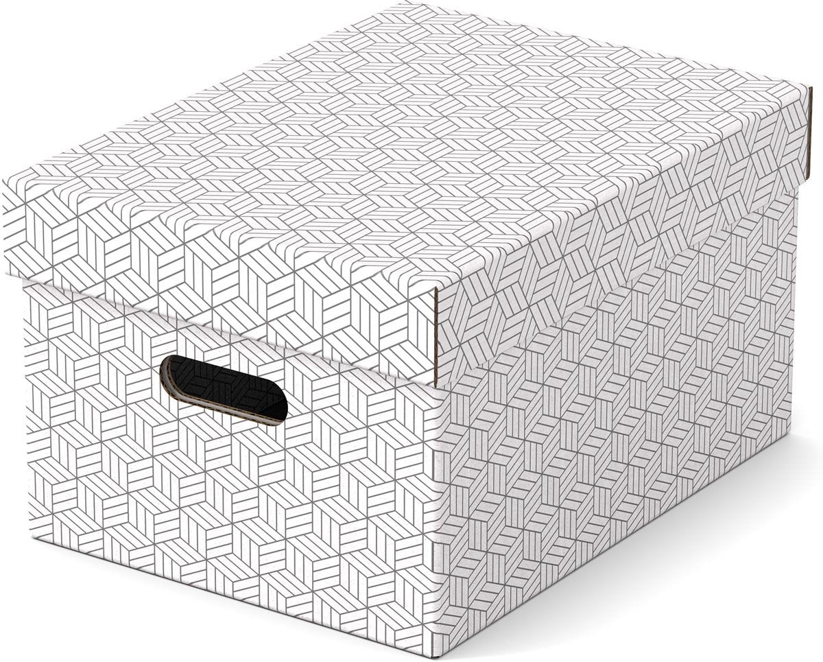 Scatola portaoggetti Esselte 628282 media 19 l bianco