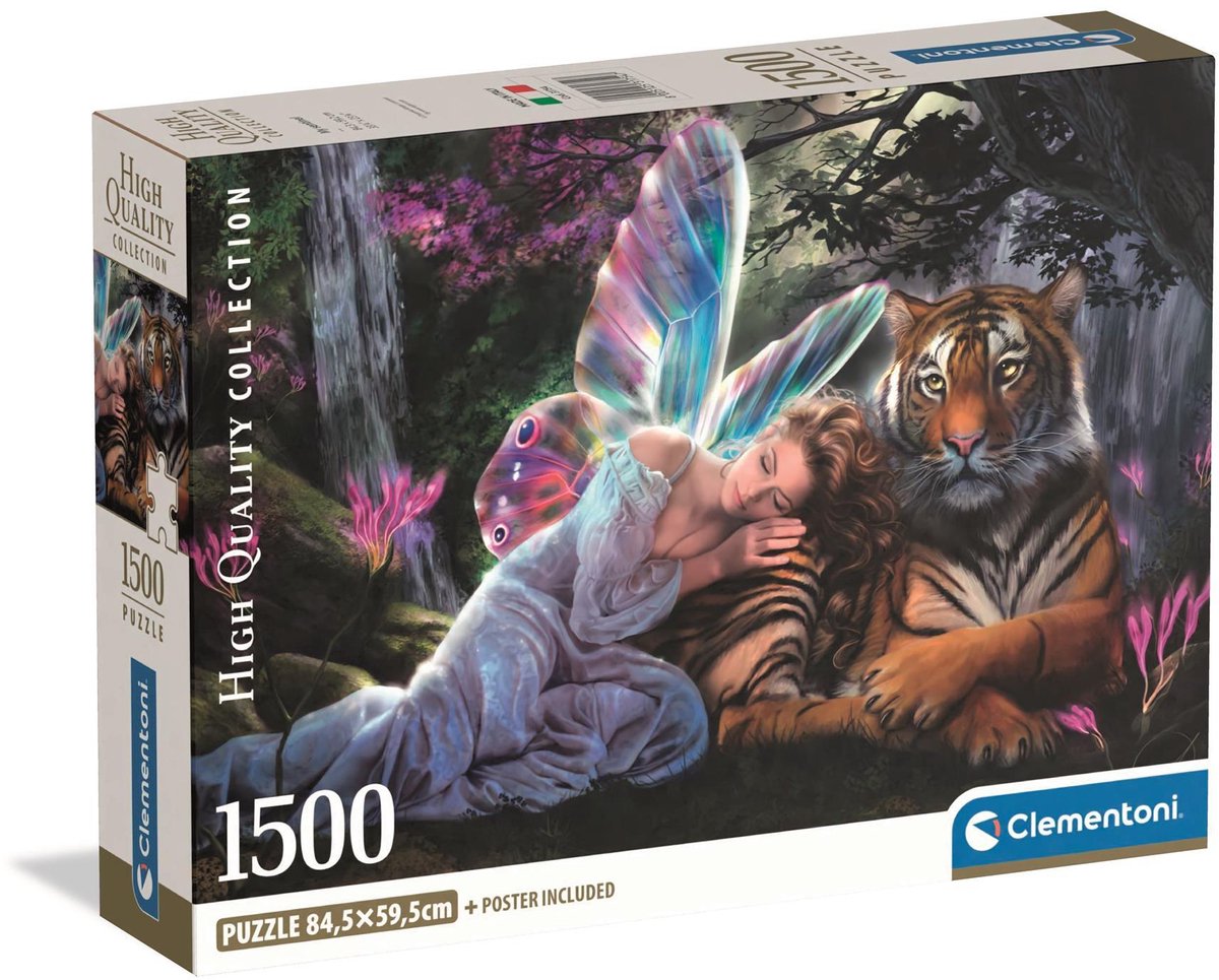 Clementoni rompecabezas mi centinela de 1500 piezas de divertido rompecabezas colorido.