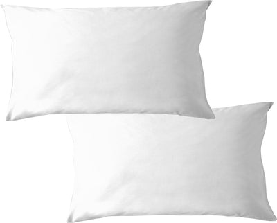 Cinderella premium molton pillowcase - pillow protector - set of 2 pillowcases with zipper - 40 x 80 cm - white