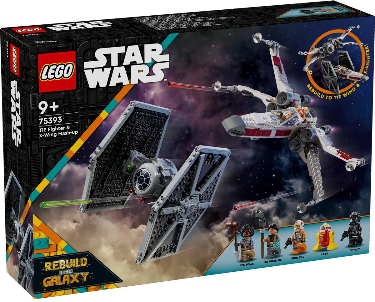 LEGO LEGO Star Wars 75393 Tie Fighter and X-Wing Combi