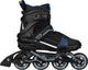 Nijdam inline skates - alu chassis - circuit cruiser - maat 37 - zwart