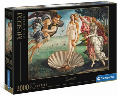 Clementoni - puzzle - 2000 pezzi - botticelli: la nascita di Venere - puzzle per adulti