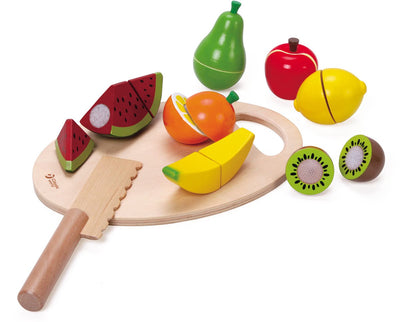 Classic World World Wooden Cutting Window con tabla de corte, 17dlg.