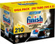 Pastiglie per lavastoviglie Finish Ultimate Plus Infinity Shine Lemon - 2 x 105 = 210 capsule - Confezione risparmio