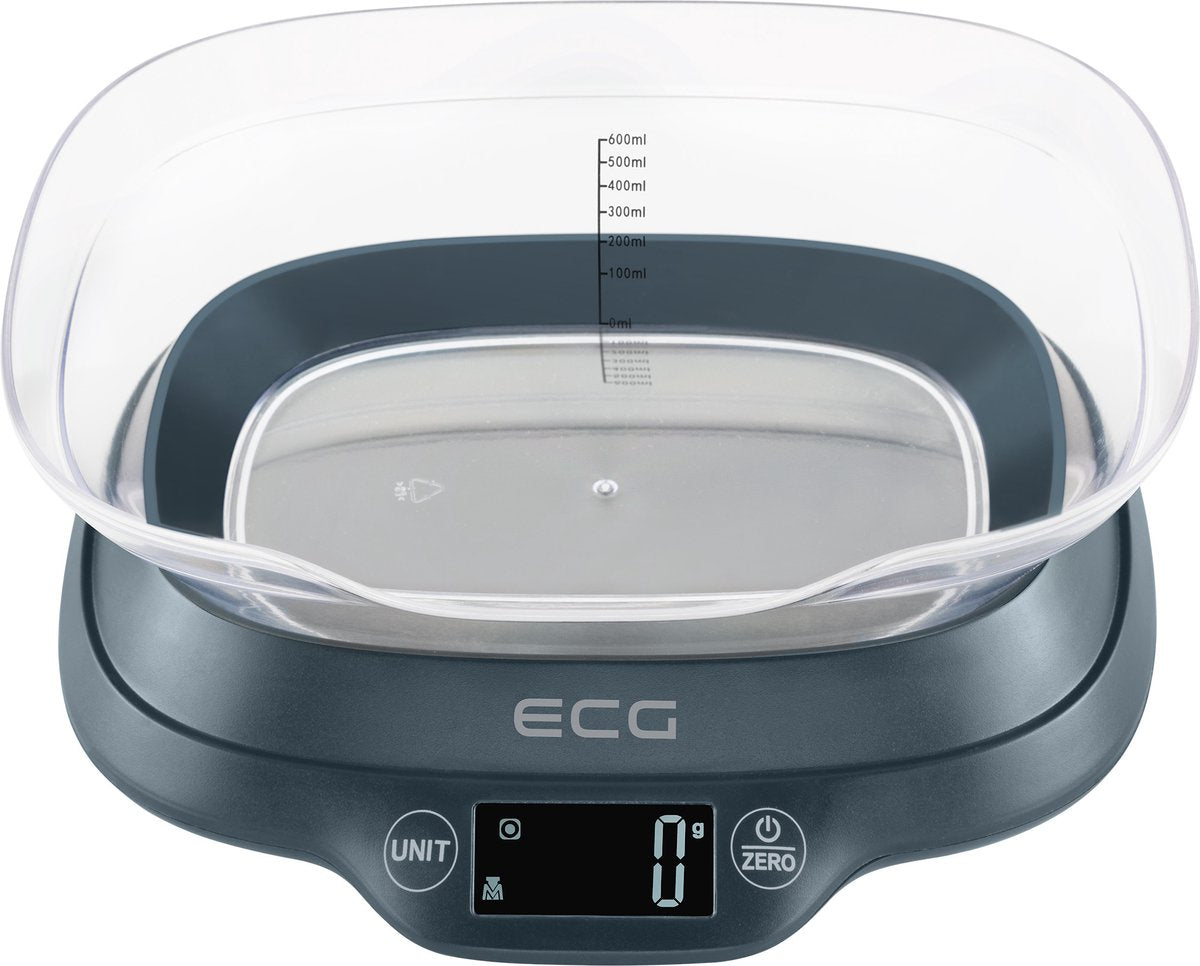 Ecg kv 1120 sm, báscula de cocina digital, carga máxima 5 kg