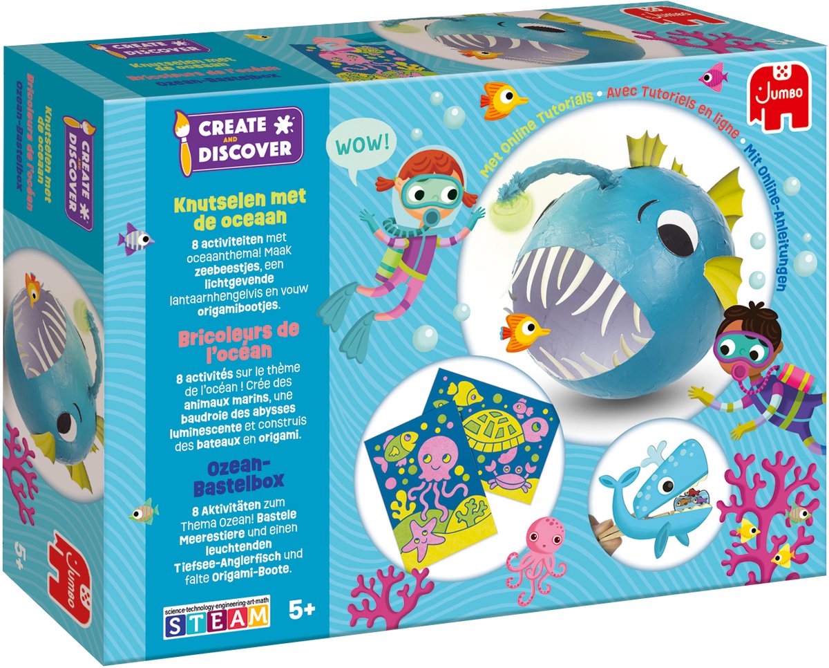 Jumbo create discover oceaan - knutselen met de oceaan - leersysteem