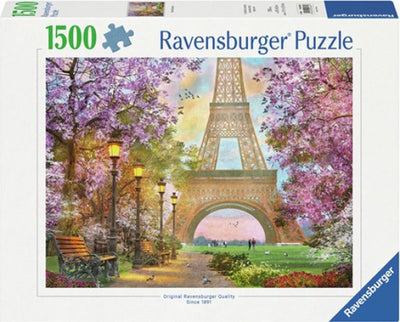 Ravensburger Jigsaw Puzzle In Love en París, 1500st.