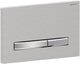 Placa de control Geberit sigma50 - descarga de 2 botones - cuadrada - geb cromado.
