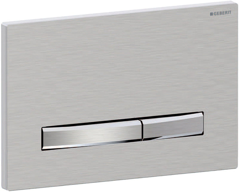Placa de control Geberit sigma50 - descarga de 2 botones - cuadrada - geb cromado.