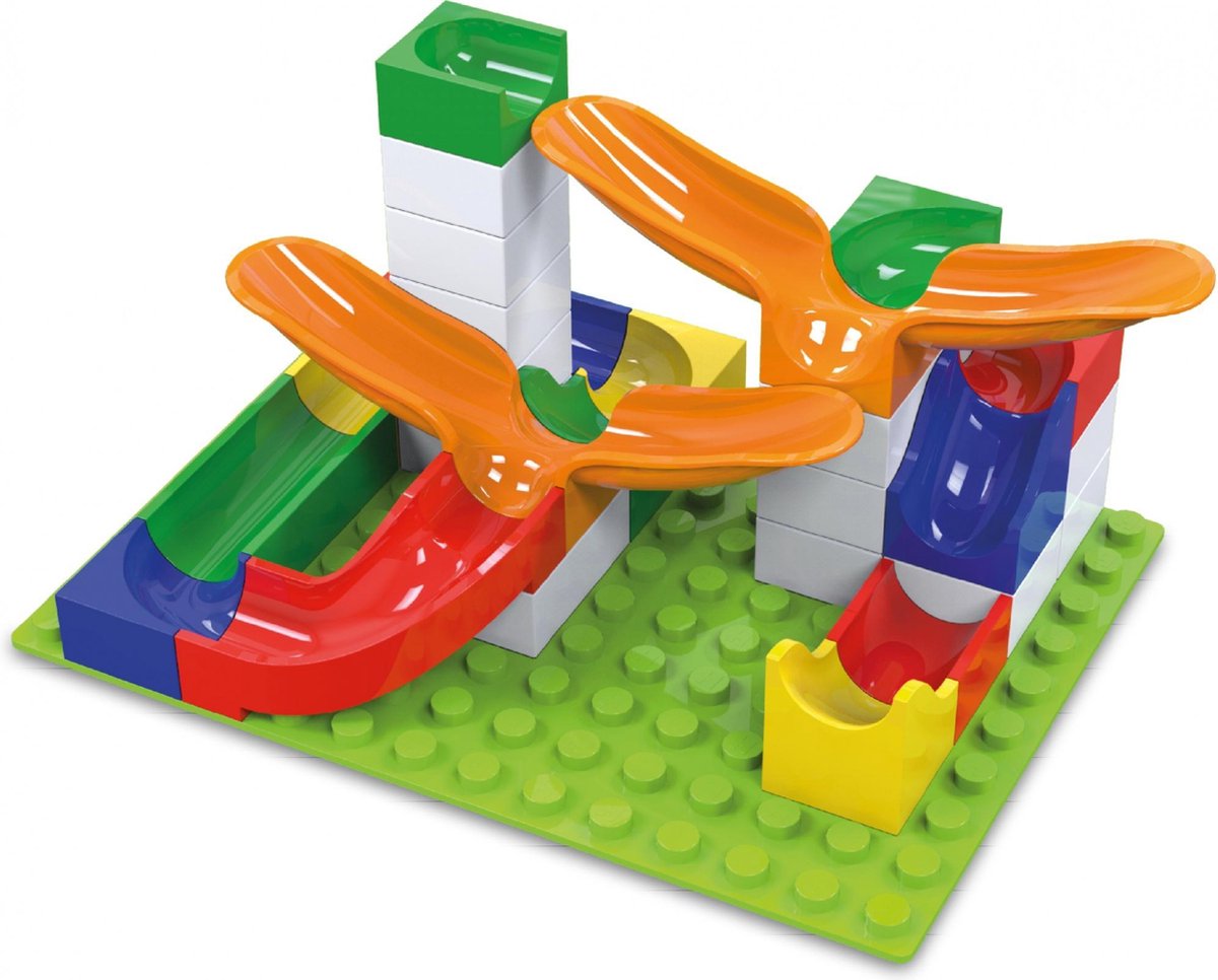 Hubelino Knikkerbaan Expansion Set Swing, 46dlg.