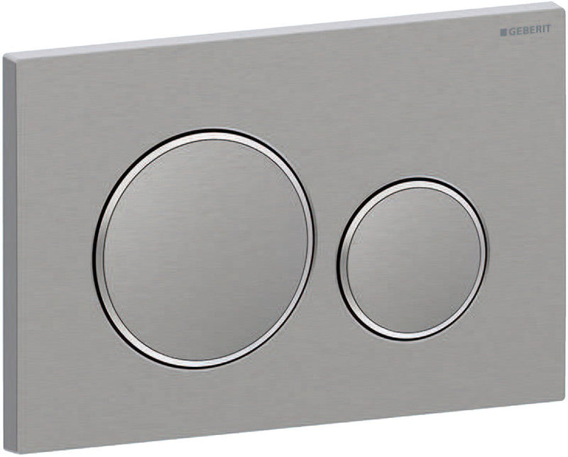 Panel de control Geberit sigma 20 - acero inoxidable cepillado