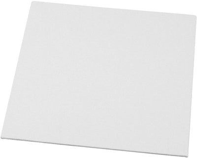 Pannello tela Creative Company, misura 20x20 cm, spessore 3 mm, 280 gr, bianco, 10 pezzi 1 scatola