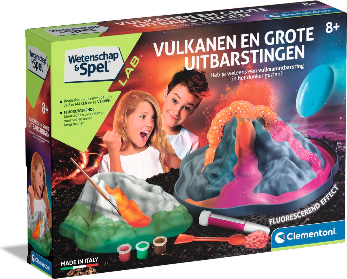 Clementoni Science Game Glow in the Dark Volcano