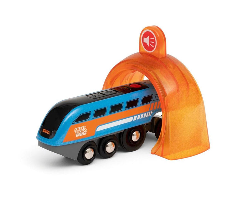 Locomotiva Brio Smart Tech con registrazione sonora - treno per 3+ anni - 33971
