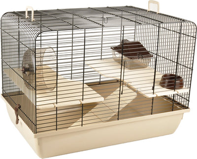 Jaula para hámster flamenco milo - beige - 58 x 38 x 42,5 cm