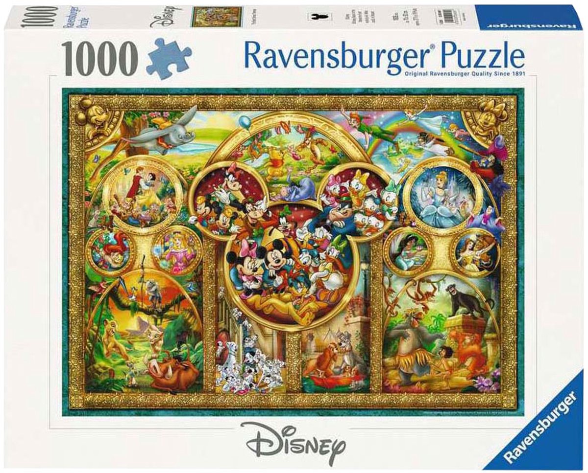 Ravensburger Jigsaw Puzzle più belli temi, 1000st.