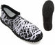 Bigbuy pantofole per bambini linee bianco nero - 44