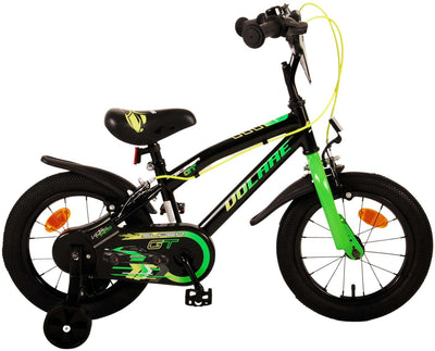 Bicicleta para niños Volare super GT - niño - 14 pulgadas - verde - dos frenos de mano