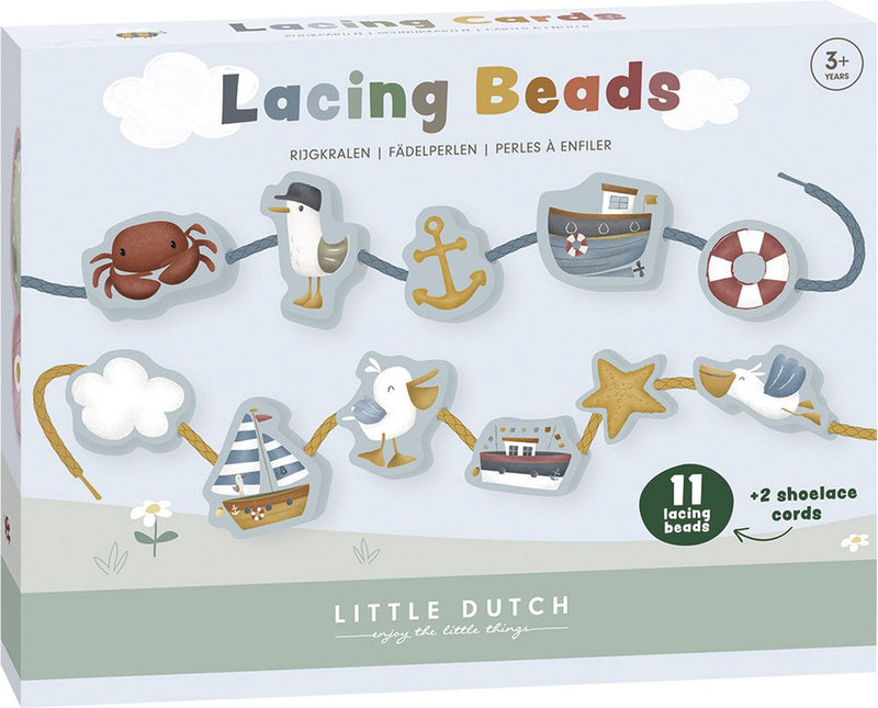Little Dutch cuentas de madera para ensartar Sailors Bay - juguetes educativos