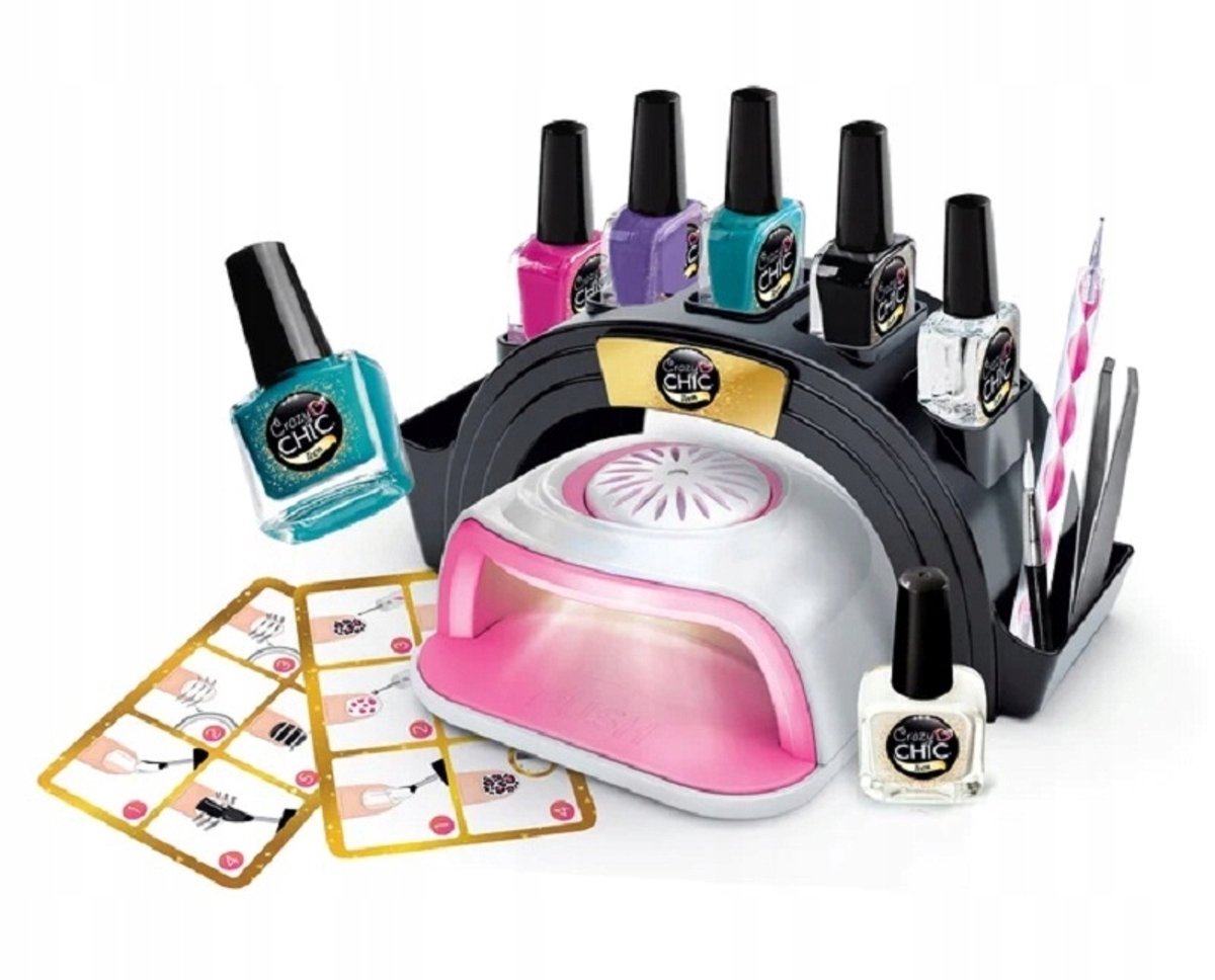 Crazy chick clementoni crazy chic nagelstudio set met nageldroger