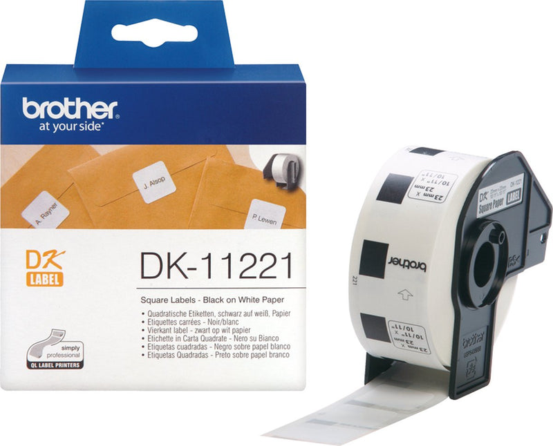 Hermano dk-11221 - etiqueta