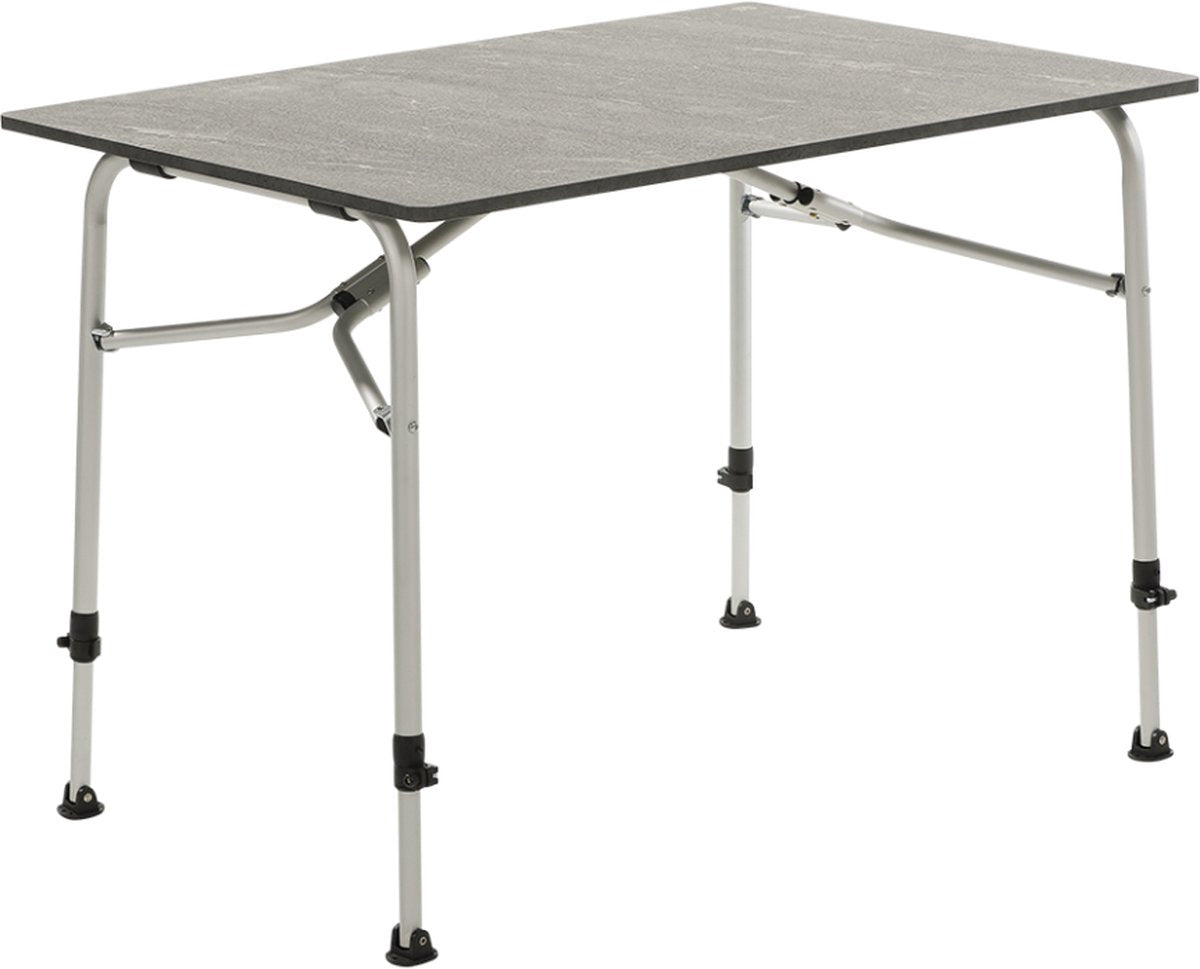 Mesa de camping Travellife Sorrento alveolar gris oscuro 80 x 60 - estructura estable y ligera - bolsa de transporte incluida