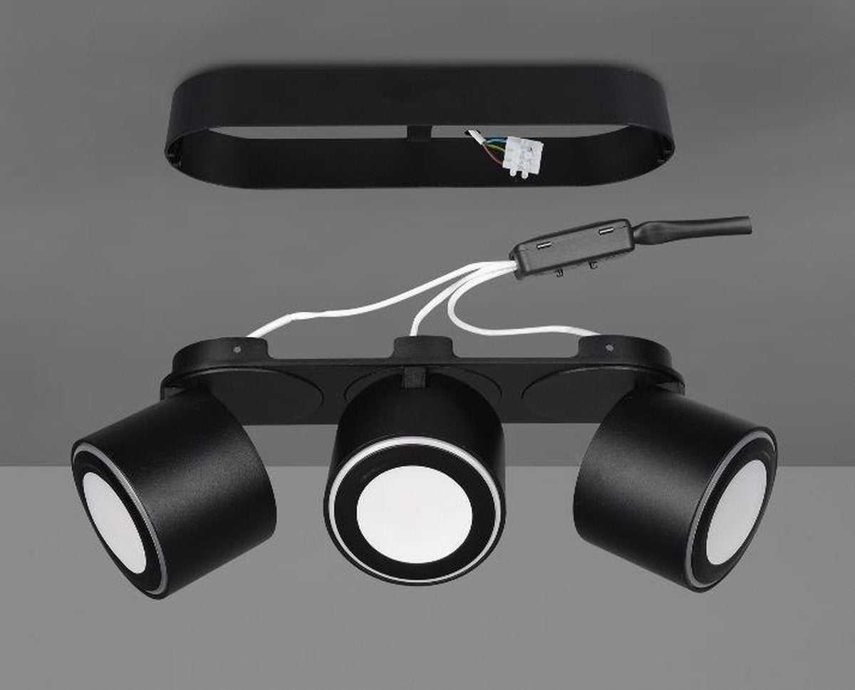 Lámpara de techo Trio Leuchten Taurus - negro