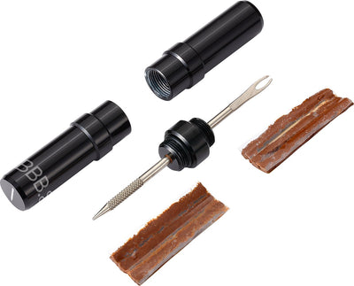 Bbb cycling punctureplugger tubeless reparatieset racefiets – ideaal voor bandenreparaties onderweg - tubeless repair kit – fietsgereedschap - btl-185