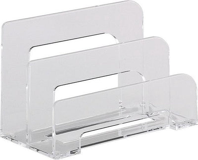 Lettera Alco standard in acrilico - 2 scomparti trasparente - 75x150x95mm - al-4466