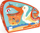 Puzzle di contorno da grattare - pellicano