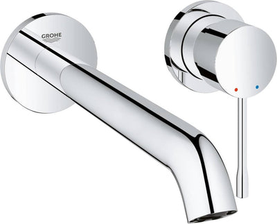 Grohe essence nuevo grifo para lavabo empotrado de pared - mueble empotrado - sin mueble empotrado - caño largo - cromado - ahorro de agua