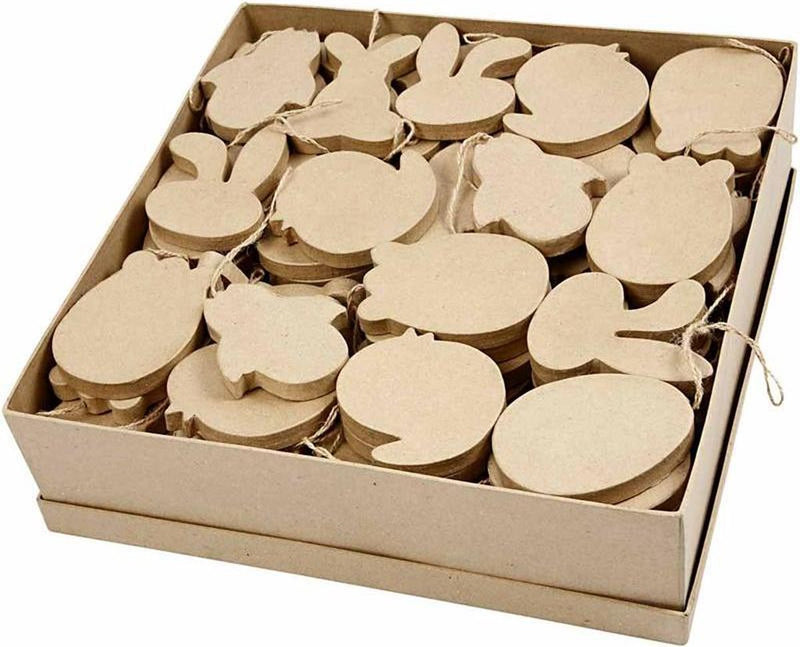 Creativ company Decorazioni pasquali, h: 10 cm, spessore 12 mm, 114 pezzi 1 scatola