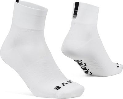 Gripgrab - calzini da ciclismo estivi leggeri SL ad alte prestazioni 1 paio di calzini da ciclismo coolmax taglio basso - bianco - unisex - taglia xs (35-38)