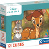 Clementoni blokpuzzel disney classic, 12st.