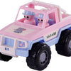 Cavallino Toys Cavallino Jeep Pink con 2 figure di gioco